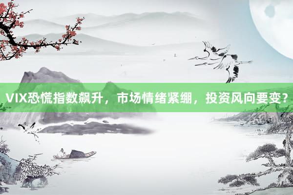 VIX恐慌指数飙升，市场情绪紧绷，投资风向要变？