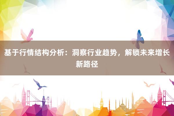 基于行情结构分析：洞察行业趋势，解锁未来增长新路径