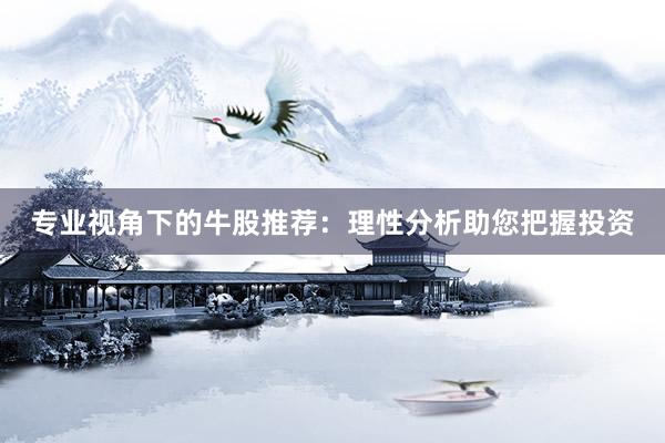 专业视角下的牛股推荐：理性分析助您把握投资